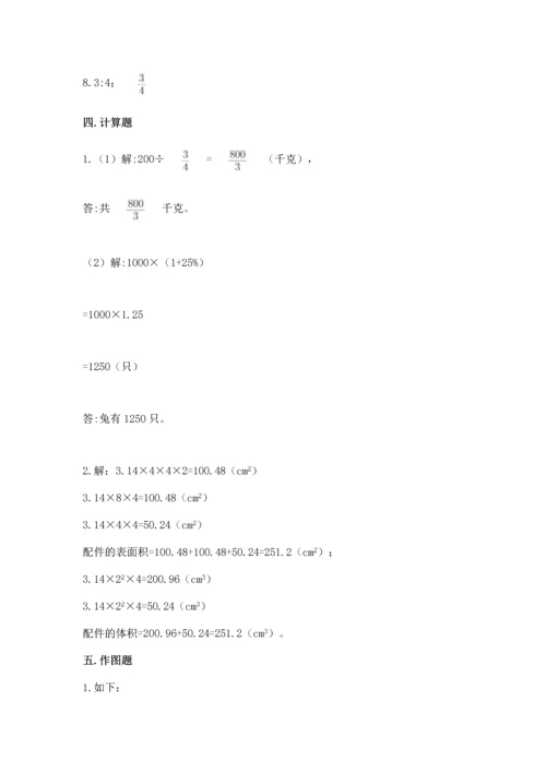 北师大版六年级下册数学期末测试卷精品（名校卷）.docx