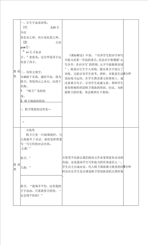 2篇小学语文作业设计优秀案例