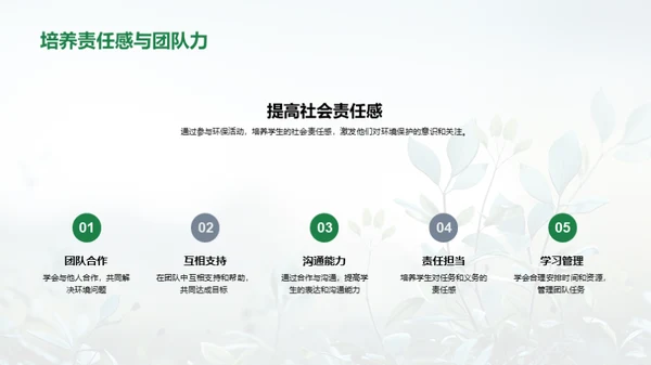 绿色使者行动计划