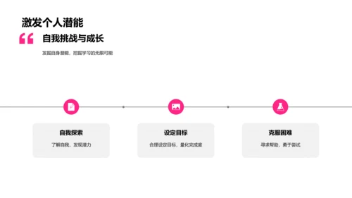 三年级学习规划PPT模板