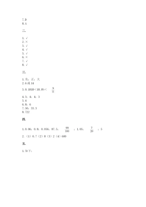 北师大版小升初数学模拟试卷含答案（培优a卷）.docx