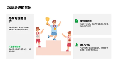 音符启蒙教学PPT模板
