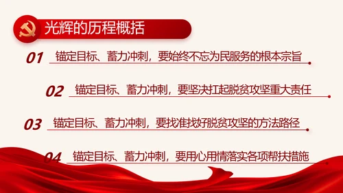 红色大气党建党支部年终述职报告PPT