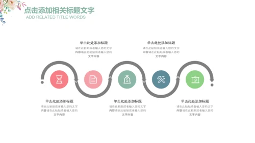 清新花朵妇联妇女之家工作总结汇报PPT