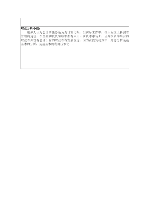 14页7200字大数据与会计专业职业生涯规划.docx