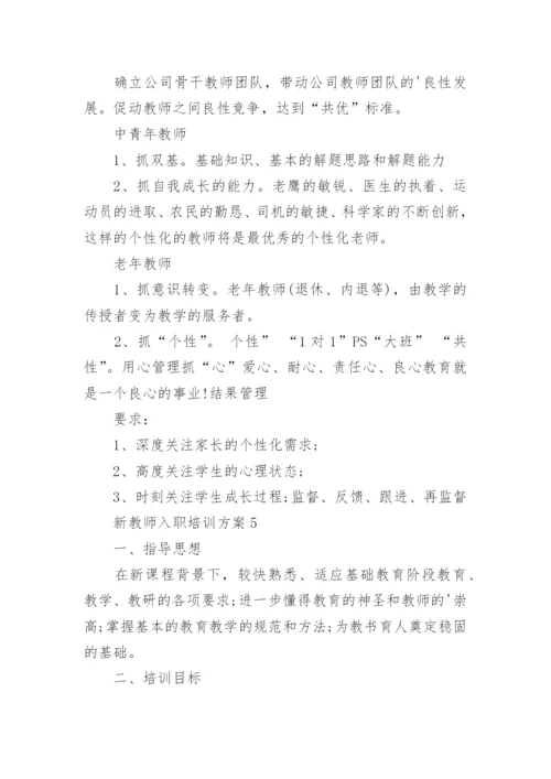 新教师入职培训方案.docx