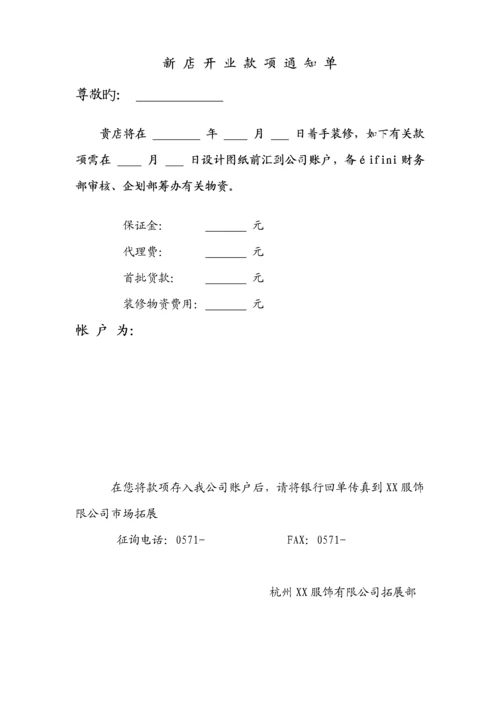 服装店开业标准流程.docx