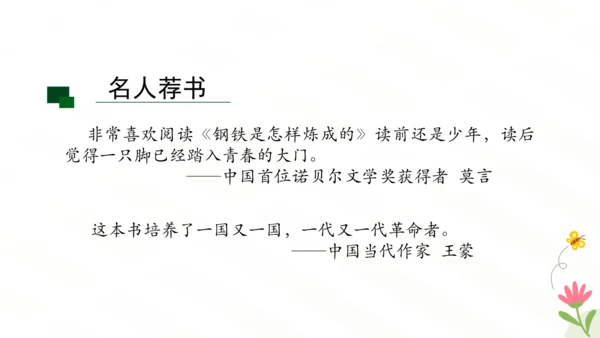 八年级下册 第六单元 名著导读《钢铁是怎样炼成的》课件（共26张PPT）