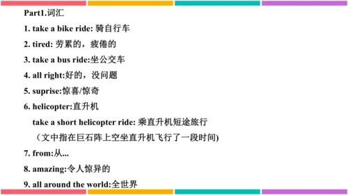 【外研版（一年级起点）】五年级下册 Module6 同步知识梳理课件（共18张PPT）