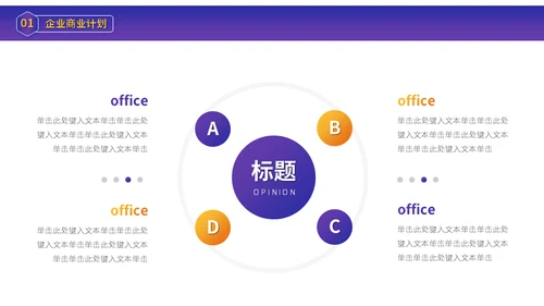 大气企业招商融资商业计划书通用PPT模板