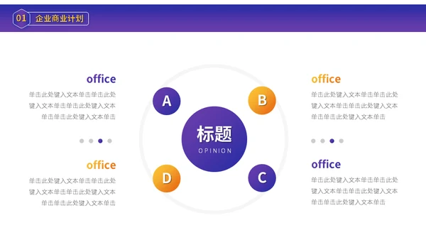 大气企业招商融资商业计划书通用PPT模板