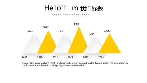 小清新微立体述职报告通用PPT动态模板