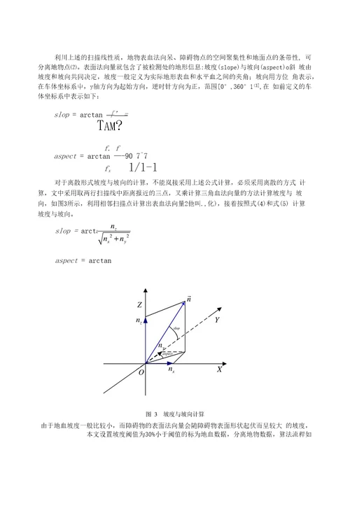 基于激光扫描仪的智能车前方障碍物检测