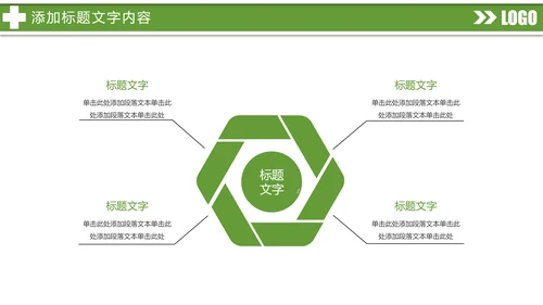 绿色唯美医疗医生工作总结医疗报告PPT模板