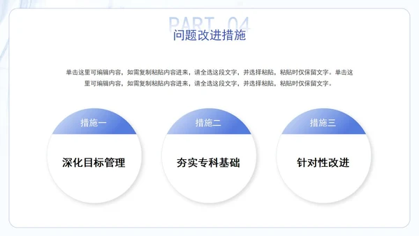 蓝色大气医疗医学医药年中总结汇报工作PPT模板