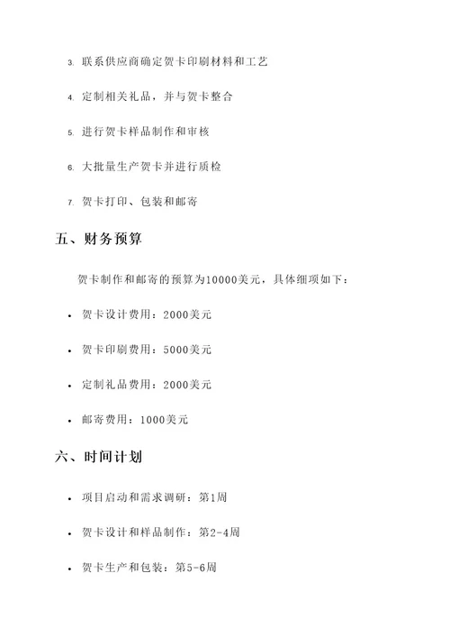 贺卡设计策划书