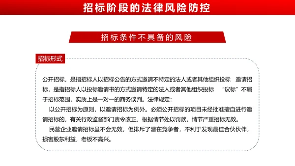 违反招标投标法规_法律责任知识科普PPT