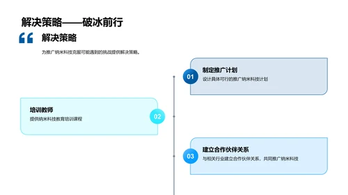 纳米科技教学应用报告PPT模板