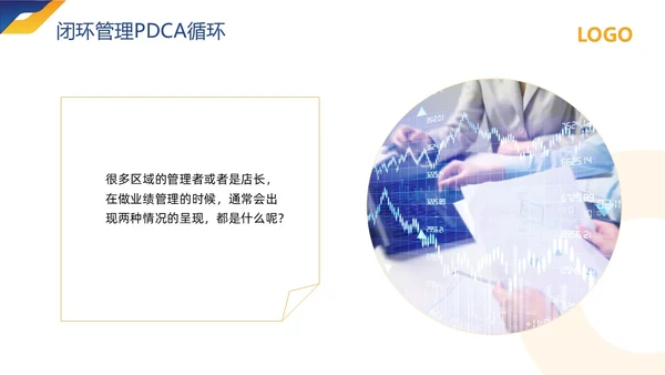 黄蓝简约闭环管理培训PPT模板宣传PPT动态PPT什么是闭环思维