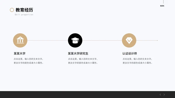 黑金岗位竞选PPT模板