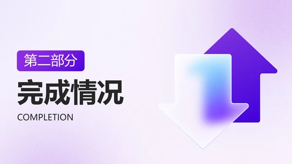 简约商务高级毛玻璃工作总结PPT模板
