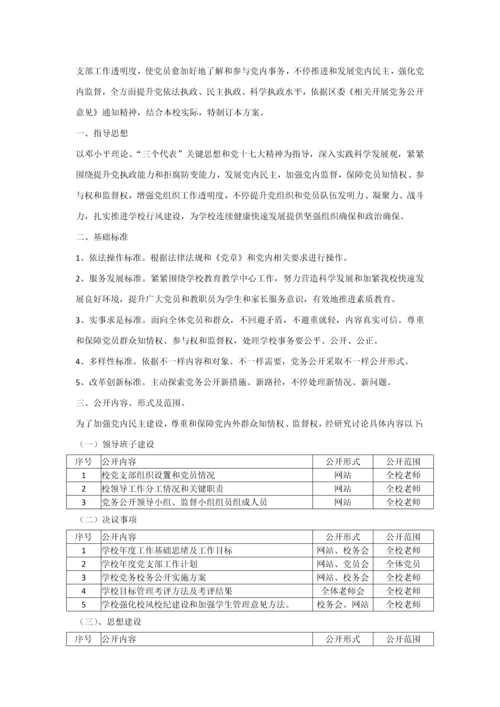 党务校务公开工作实施专业方案.docx