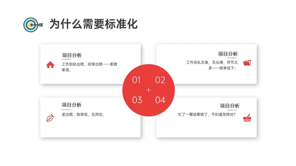 红蓝黄商务插画风标准化管理培训PPT模板