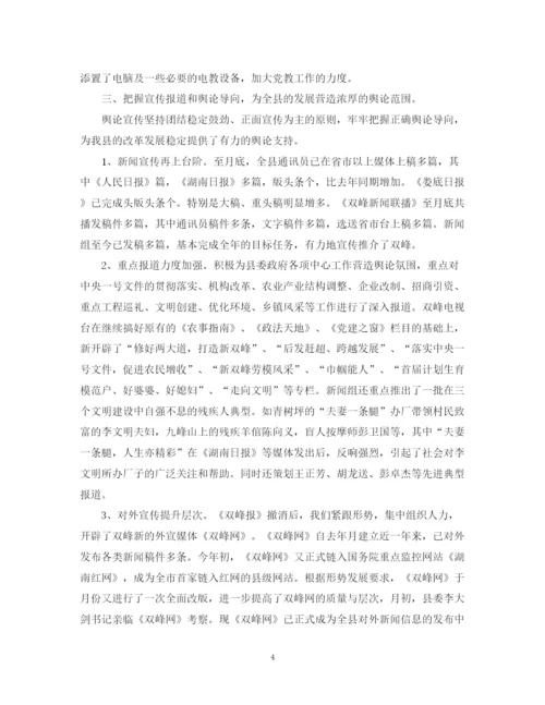 精编之党的思想宣传工作总结范文.docx