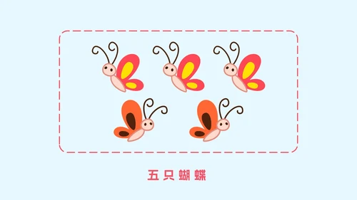 人教版一年级上册第一课数一数PPT模板