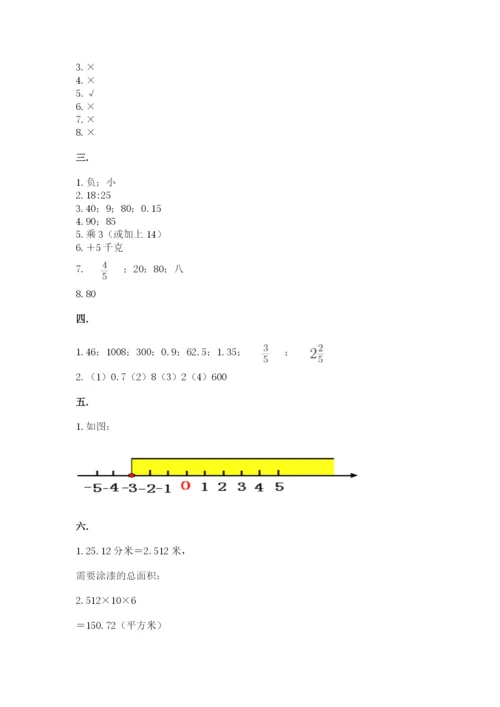 实用小学数学青岛版六年级下册期末测试卷含答案【培优b卷】.docx