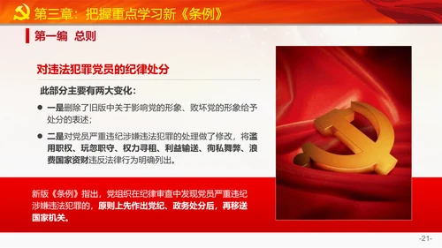 教学党的纪律处分条例PPT课件