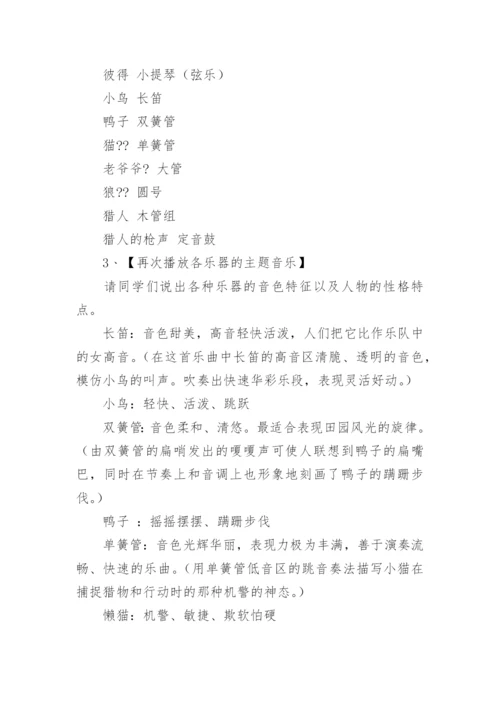 欣赏《彼得与狼》教学设计_1.docx