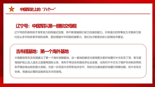 八一建军节热血铸军魂PPT课件模板