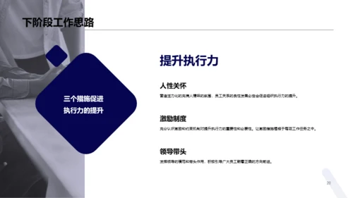 蓝色商务销售部年终总结汇报PPT案例