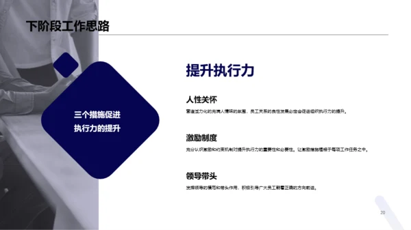 蓝色商务销售部年终总结汇报PPT案例