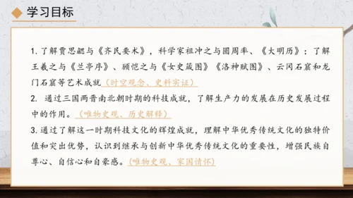 第20课 三国两晋南北朝时期的科技与文化 课件