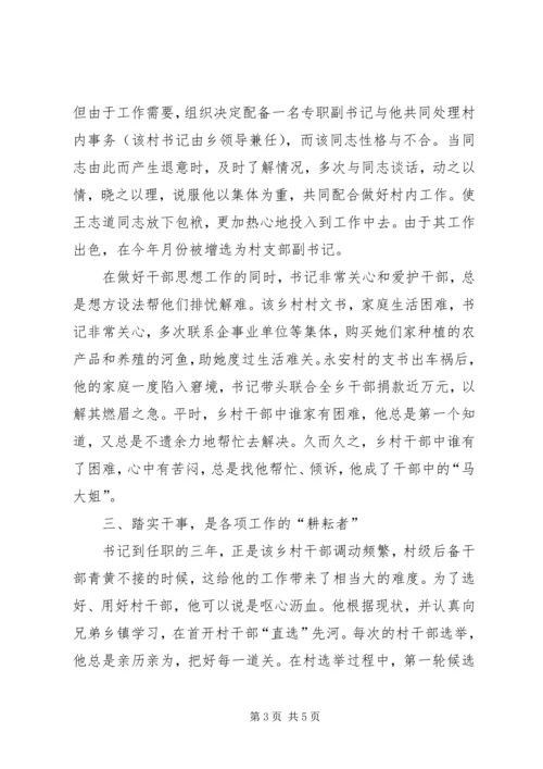 某某乡党委副书记某某同志先进事迹.docx