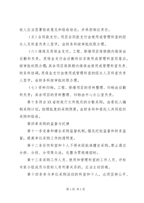 政府采购业务管理制度.docx