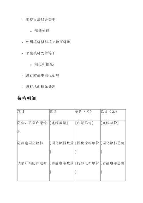 南京防静电固化地坪报价单