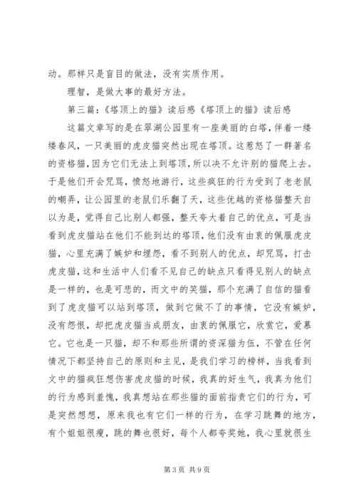 塔顶上的猫读后感 (2).docx