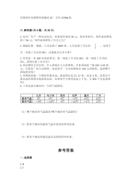 小学六年级下册数学期末卷及完整答案【精选题】.docx