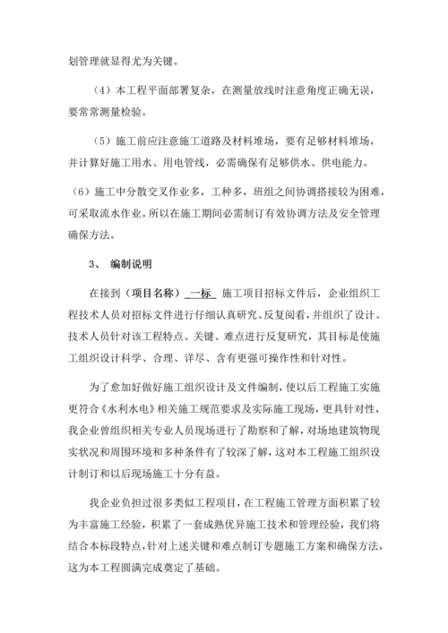 水利综合项目施工组织设计.docx