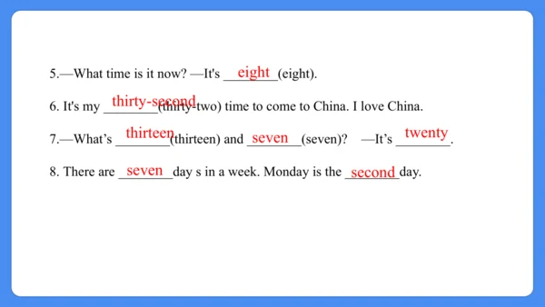 Unit 2 A new student 复习课件(共32张PPT)-2024-2025学年译林版（