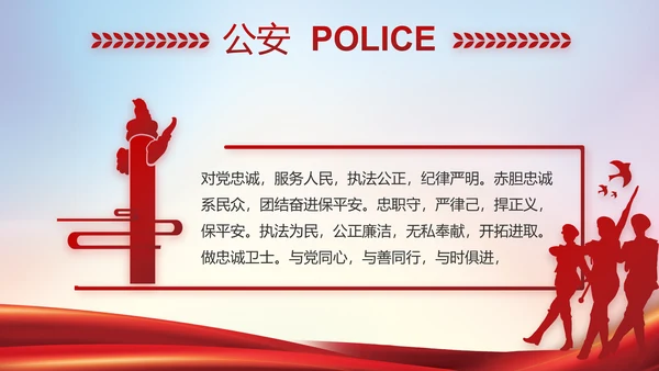 公安警察年终工作总结汇报PPT