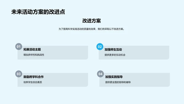 初三科学实践之路