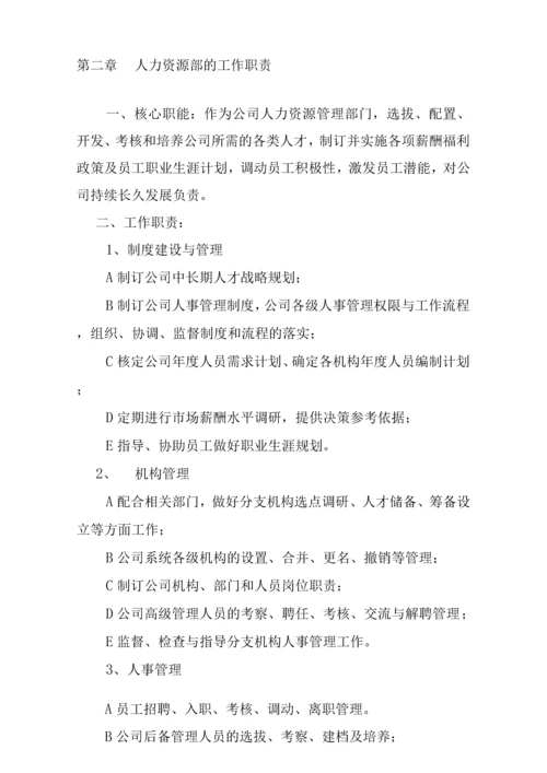 企业公司人力资源管理制度汇编.docx