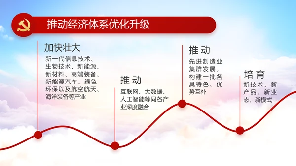 红色党建党支部党员主题党日微党课PPT