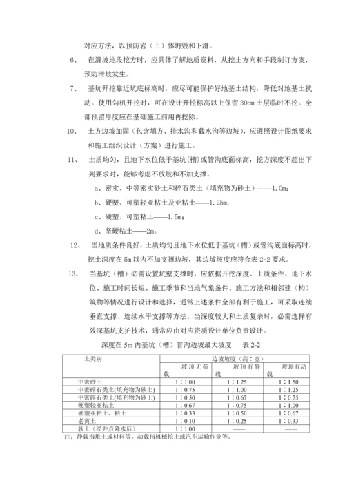 市政道路综合重点工程关键工序综合标准施工核心技术标准措施.docx