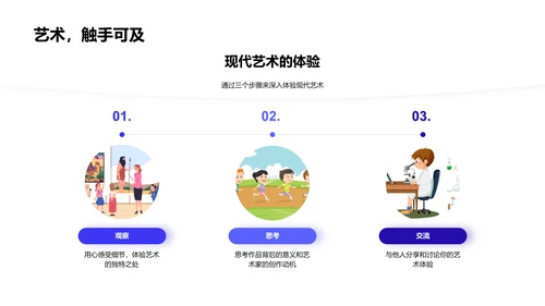 现代艺术教学PPT模板