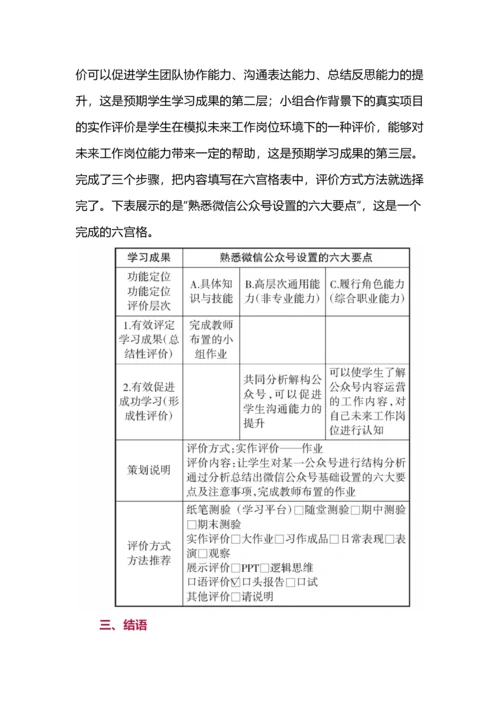 基于OBE理念的学习成果多元评价方法的设计.docx